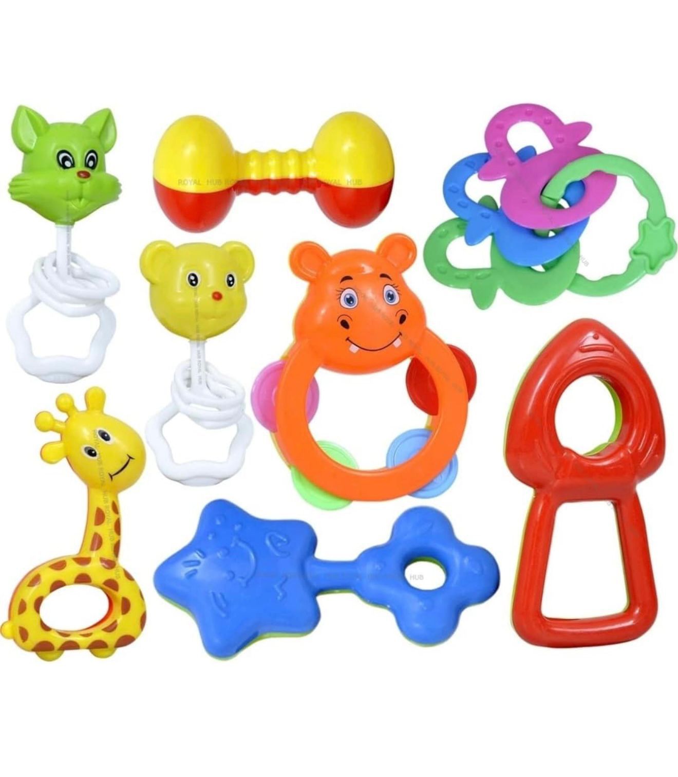 Baby Rattles 8 Pcs